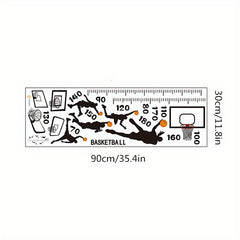 Basketball Boy Cartoon Astronaut Wall Sticker
