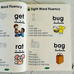 Sight Word Fluency Learning Book for English Skills and Study Aids