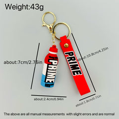 Creative Drink Bottle Key Chain Car Key Pendant Bag Ornament