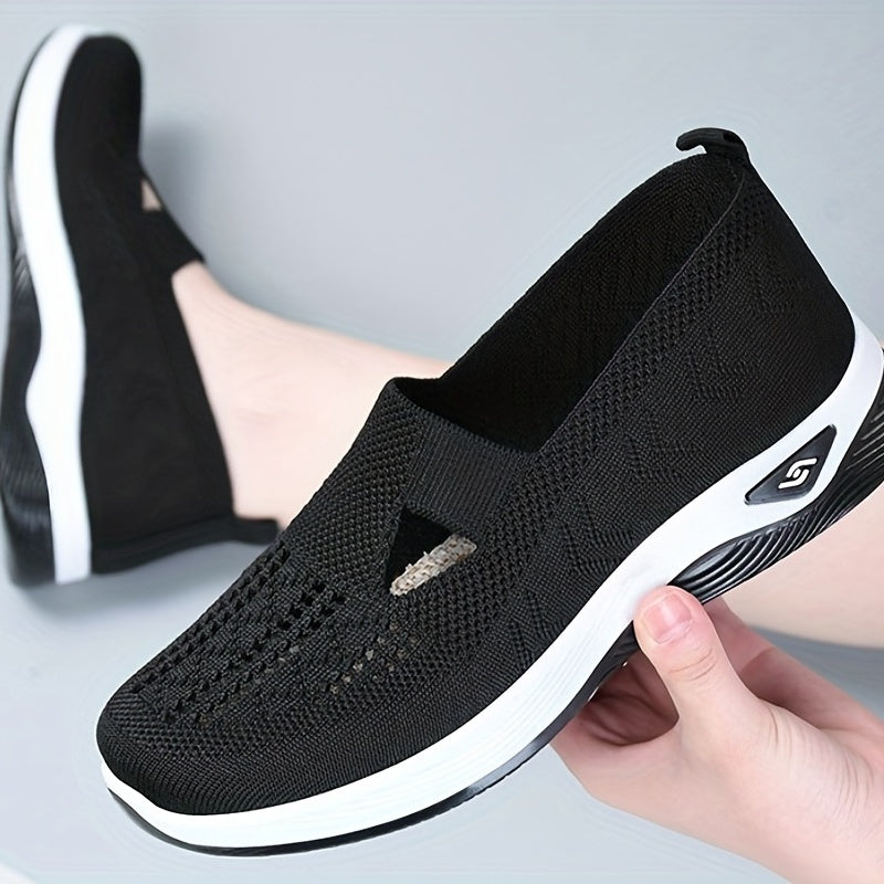 Women's Knitting Sock Shoes Slip On Lightweight Walking Shoes