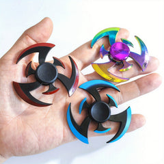Colorful Fidget Spinner Hand Crank Toy