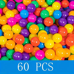 Crush Proof Plastic Kids Toy Balls Macaron Ocean Balls 5cm 10pcs