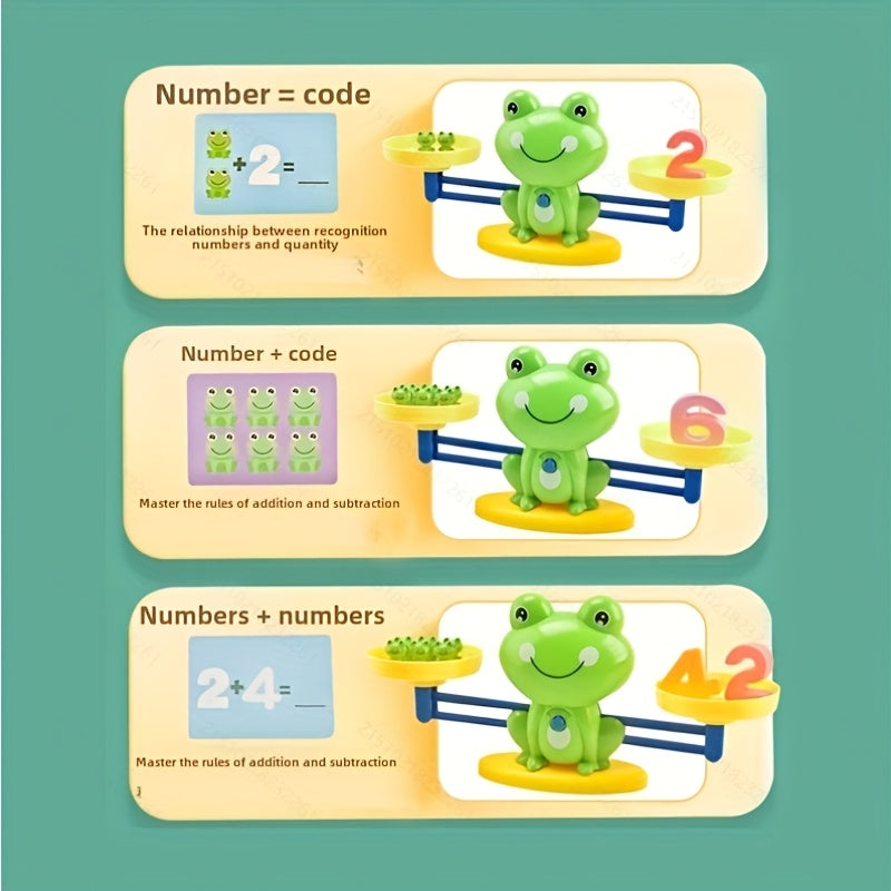 Frog Balance Math Educational Toy Logic Training