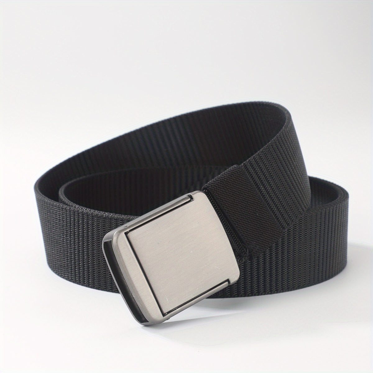 Men's Outdoor Canvas Belt with Automatic Buckle