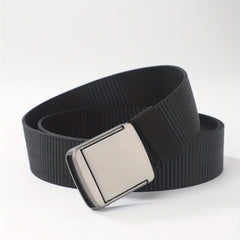 Men's Outdoor Canvas Belt with Automatic Buckle