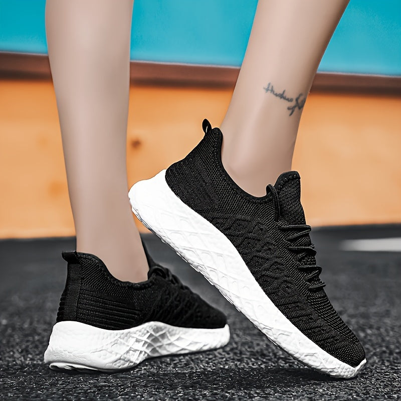 Women's Solid Running Shoes Soft Comfortable Casual Wear Non Slip Breathable
