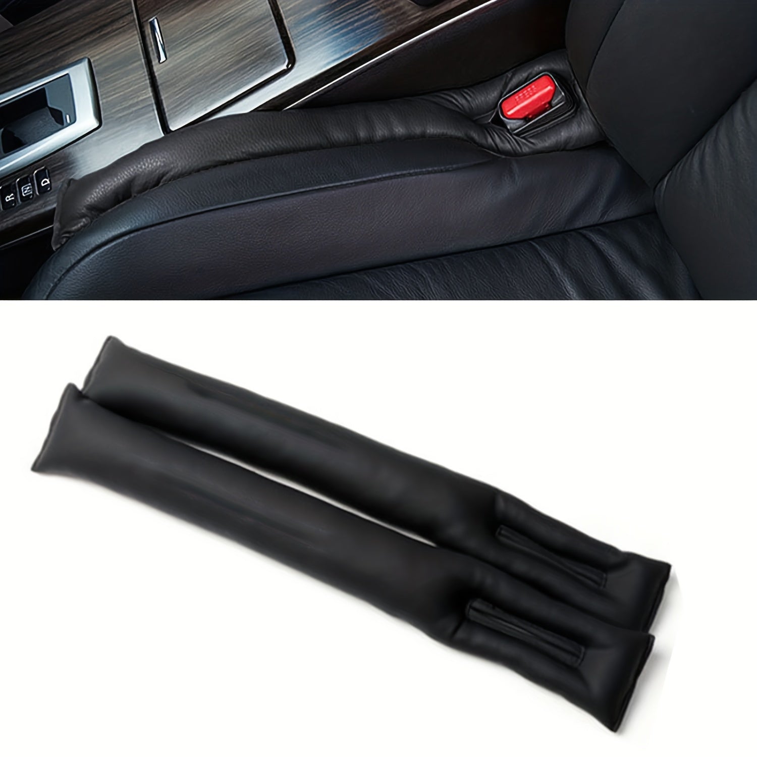 2pcs Seat Gaps Filler Universal For Car SUV Truck Stop Cell Phone Wallet Key Coi