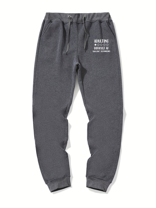 Men's Drawstring Sweatpants Loose Casual Jogger Pants