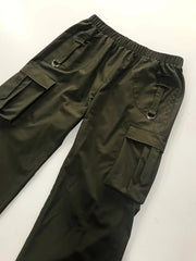 Women's Plus Solid High Rise Cargo Trousers
