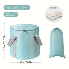 Foldable Water Bucket Outdoor Heat Insulation Travel Foot Bath Bucket
