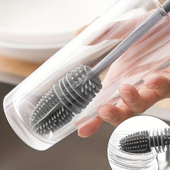 Long Handled Silicone Cup Brush for Kitchen Household Cleaning