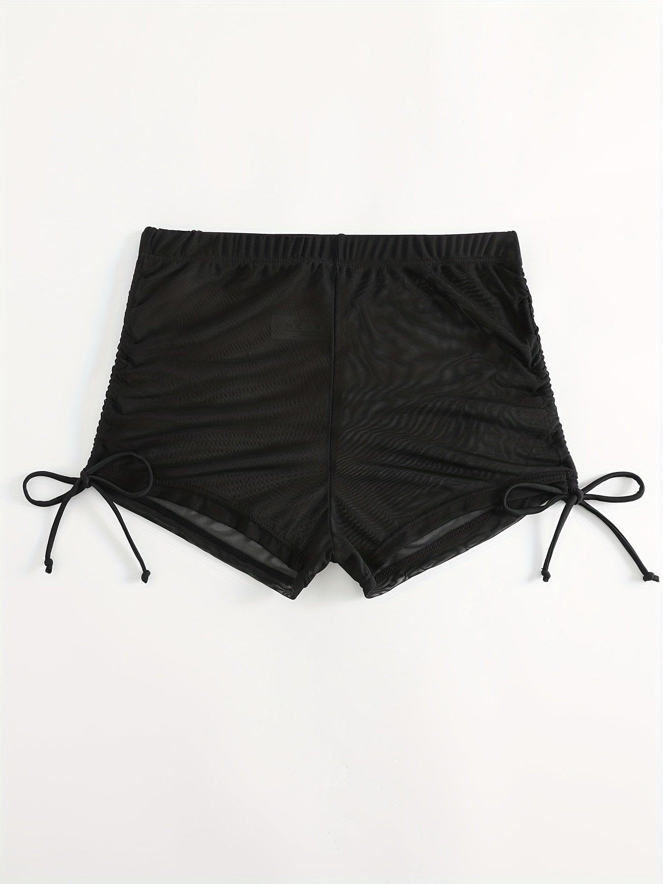Mesh High Waist Swim Cover Up Pants