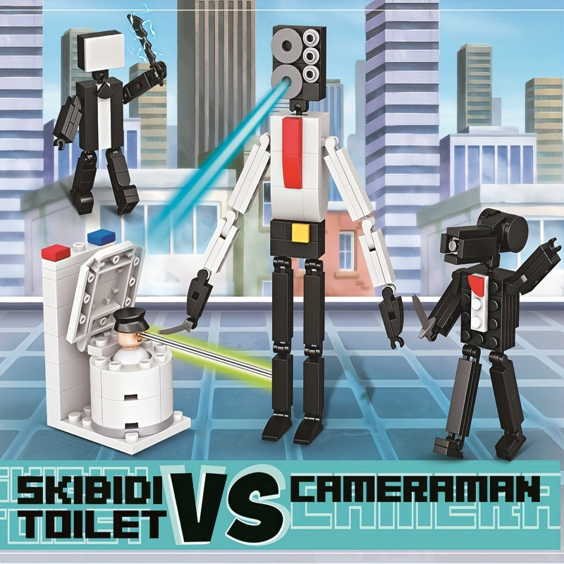Toilet Man Puzzle Toy Gift for Christmas