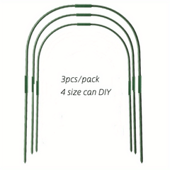 3pcs Greenhouse Hoops Garden Pole Grow Tunnel Frame Greenhouse Pipe
