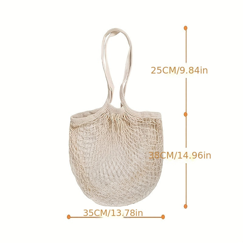Large Capacity Beach Bag Net Hollow Out Hobo Lightweight Storage Bag