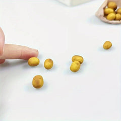 Potato Dollhouse Accessories Realistic Vegetable Model for Supermarket Kitchen