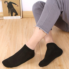 10 20 30 Pairs Unisex Solid Low Cut Socks Women's Stockings