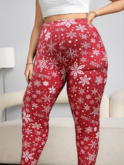  Christmas Casual Pants Women's Plus Skinny Leggings
