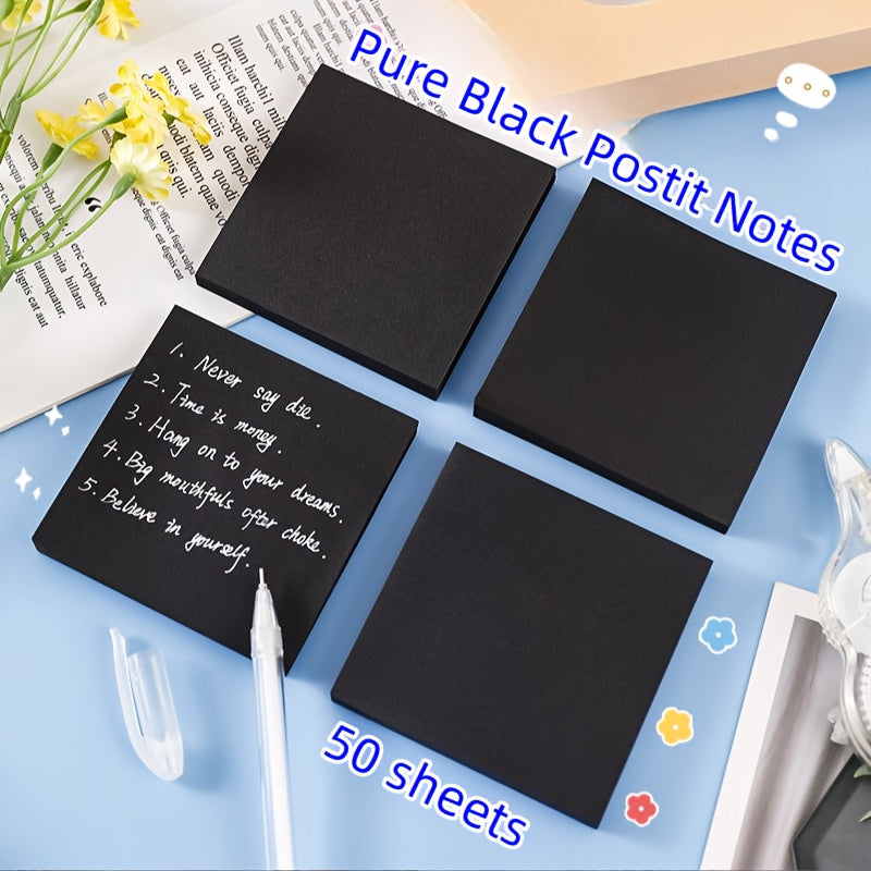 8 Packs Creative Sticky Notes 50 Sheets - Minimalist Message Notes