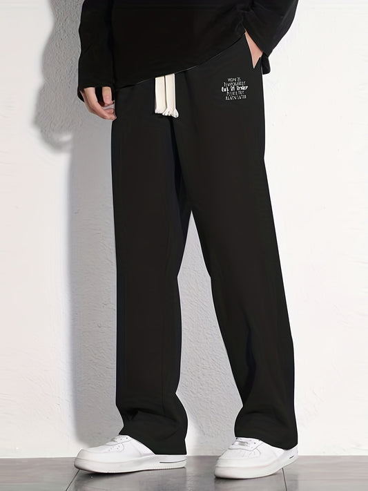 Men's Casual Cotton Drawstring Pants for Spring Summer