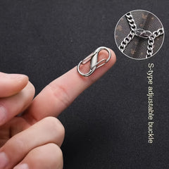 10pcs Chain Strap Bag Adjustable Metal Buckles Chain Links Tiny Clip For Bag