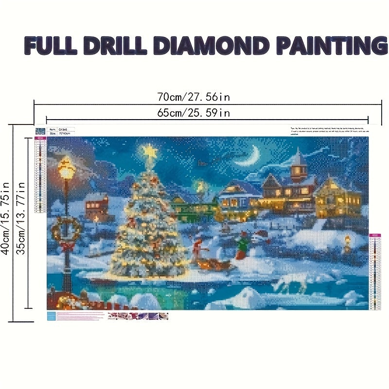 Christmas Tree Moon Diamond Painting Kit