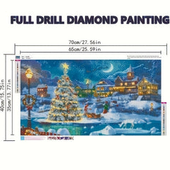 Christmas Tree Moon Diamond Painting Kit