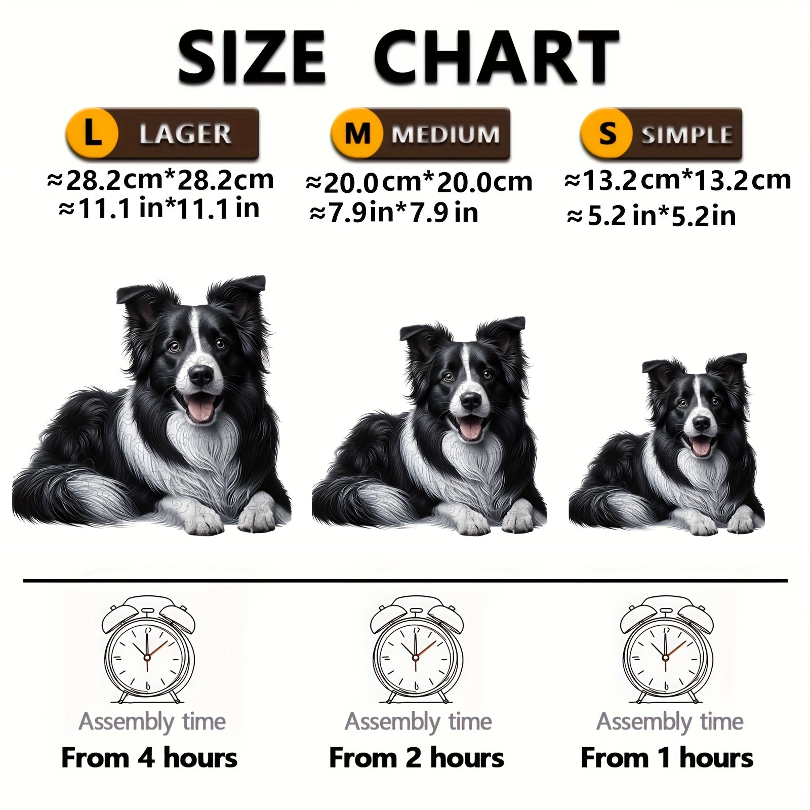 Wooden Puzzle Puppy Parrot Art Paper Box Unique Jigsaw Toy