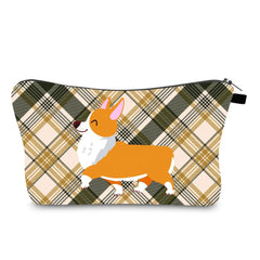 Corgi Dog Makeup Bag Toiletry Storage Pouch