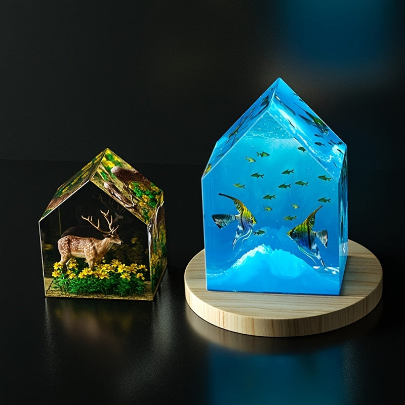 House Resin Molds for Epoxy Resin Photo Flowers