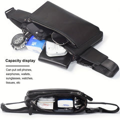 Leather Sling Fanny Pack for Men & Women