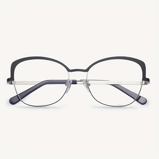 Men's Half Frame Blue Light Blocking Glasses Anti UV Ray