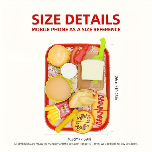 Kids Fast Food Kitchen Playset