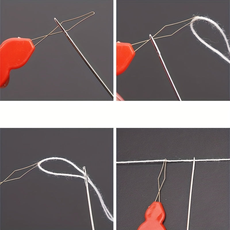 Plastic Needle Threaders Hand Sewing Tool For Sewing Crafting Knitting DIY Art