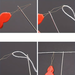 Plastic Needle Threaders Hand Sewing Tool For Sewing Crafting Knitting DIY Art