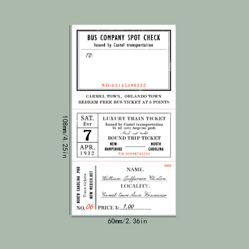 50 Pcs Berwick Manor Message Notepad Notes Paper Pack