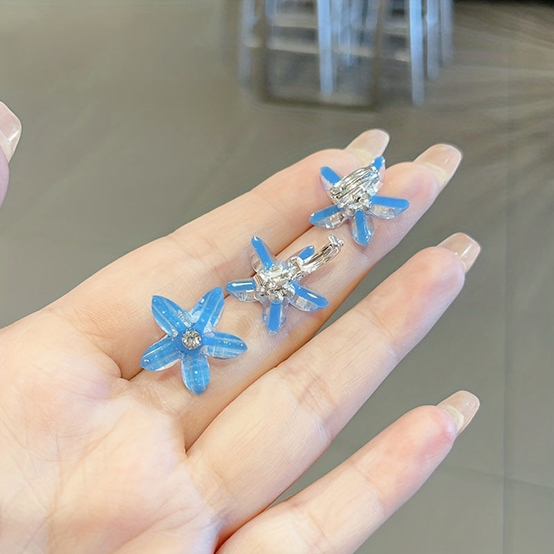 10 PCS Flower Hairpins Girls Hair Clips Accessories