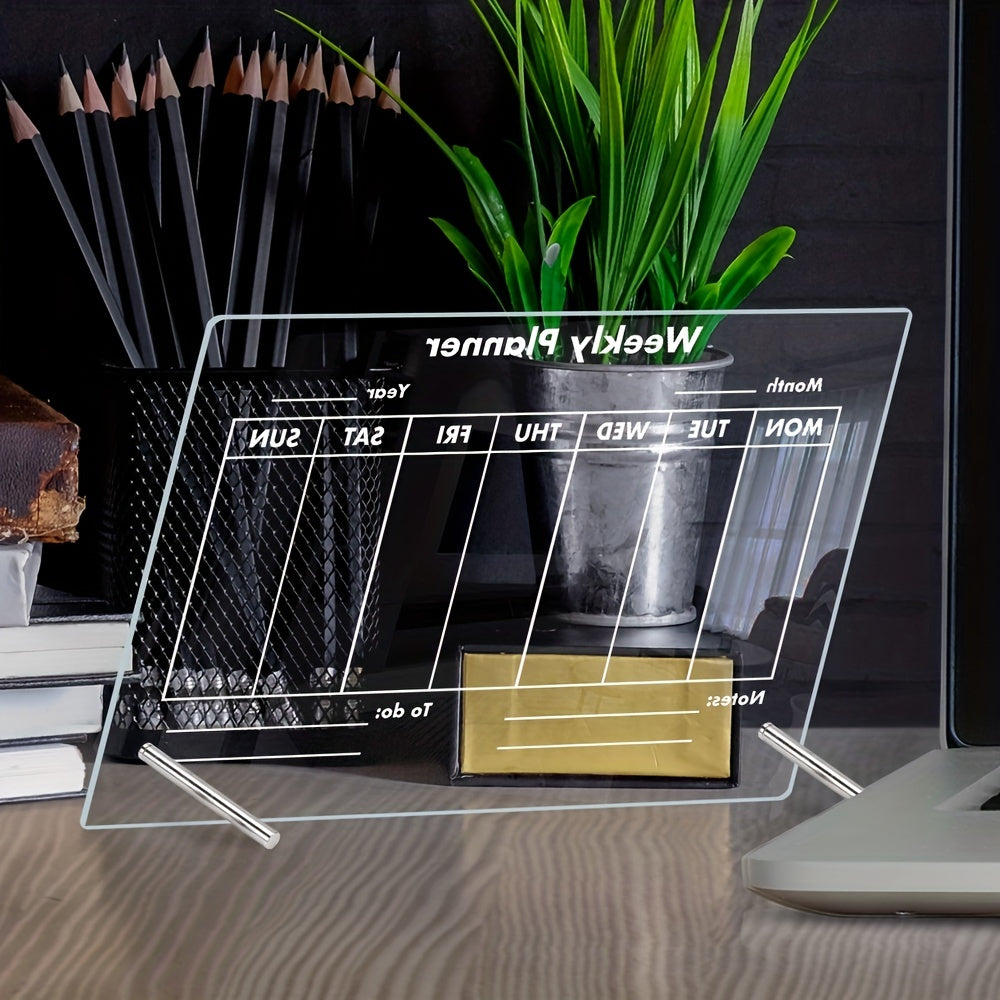 Acrylic Weekly Planner Message Board