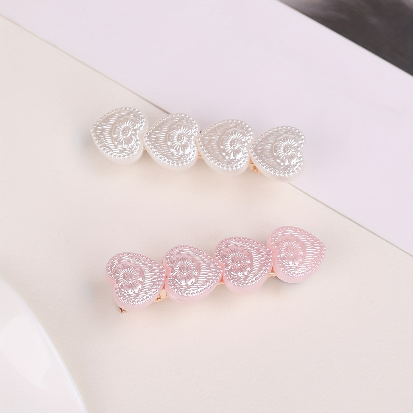 Heart Shape Hair Clip Duck Billed Clip Bangs Clip Hair Accessorie