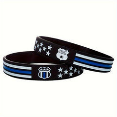 Flag Rubber Bracelet Silicone Wristband Unisex