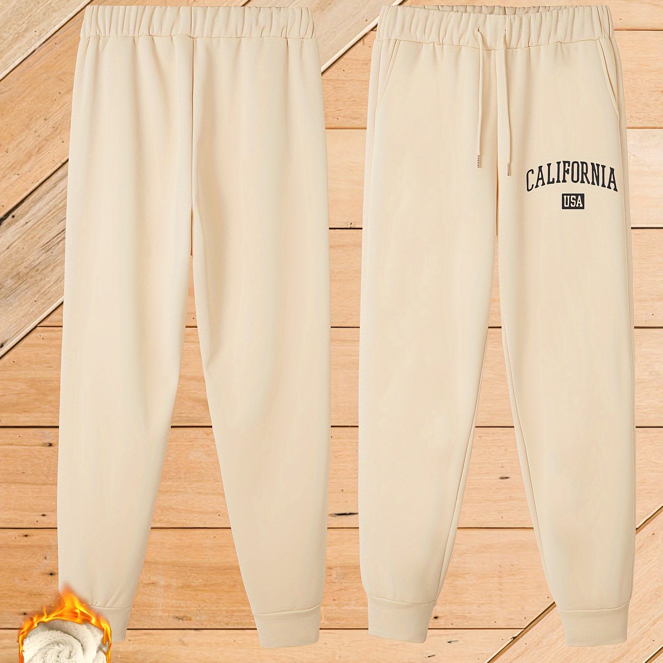  Harem Trousers with Fleece Liner