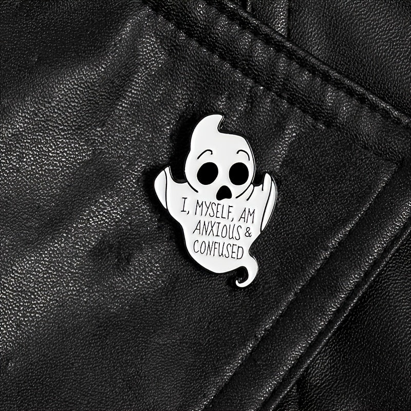 Halloween Enamel Pin Ghost Brooch Women Gift