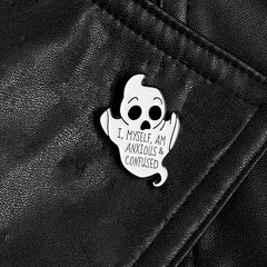 Halloween Enamel Pin Ghost Brooch Women Gift