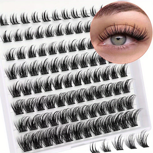 96pcs DIY Eyelash Extensions C D Curl Individual False Eyelashes 8-16mm