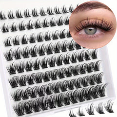 96pcs DIY Eyelash Extensions C D Curl Individual False Eyelashes 8-16mm