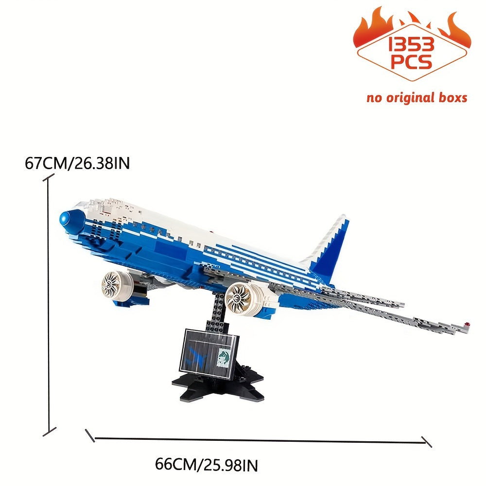 Creative Expert Ideas Passenger Plane Building Blocks