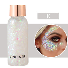 Mermaid Glitter Body Gel Set Long Lasting Sparkling Cream