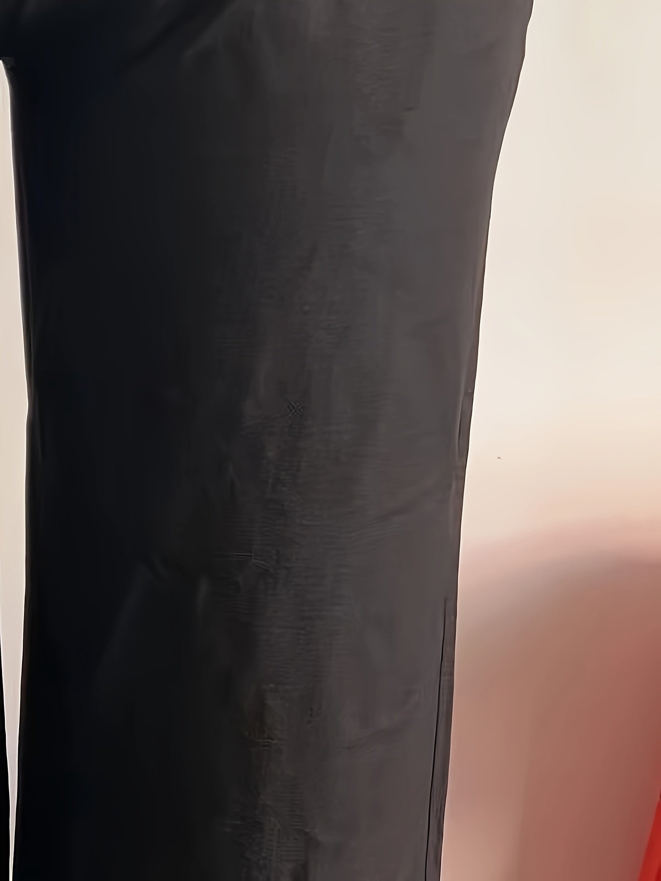  Solid Wide Leg Trousers with Pockets