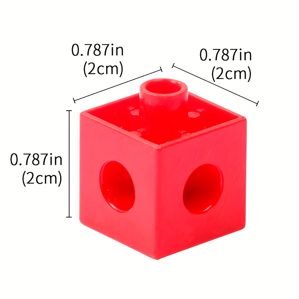 100pcs Colorful Building Blocks for Early Learning