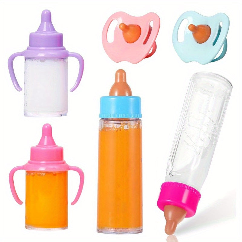 Reborn Doll Magic Milk Bottle Set Pretend Play Feeding Accessories